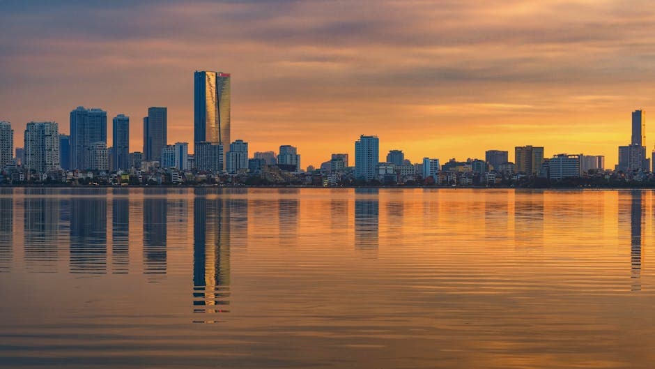Hanoi skyline at dusk – data annotation services Vietnam hub for APAC AI teams